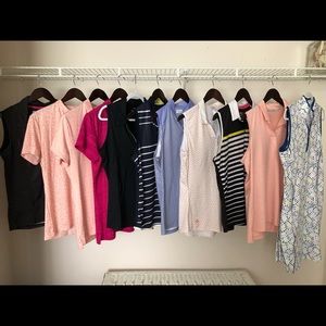 10 golf shirts